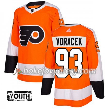 Dětské Hokejový Dres Philadelphia Flyers Jakub Voracek 93 Adidas 2017-2018 Oranžová Authentic